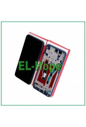 DISPLAY FRAME PARI ORIGINALE SERVICE HUAWEI P SMART PRO STK-L21 TOUCH SCREEN BLU