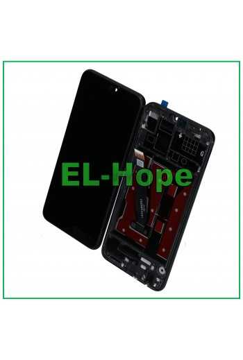 DISPLAY FRAME PER HONOR 8X JSN-AL00 TL00 / VIEW 10 LITE JSN-L21 TOUCH VETRO NERO