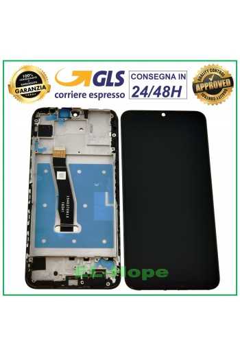 DISPLAY LCD PER FRAME HUAWEI P SMART 2020 POT-LX1A TOUCH SCREEN VETRO ASSEMBLATO