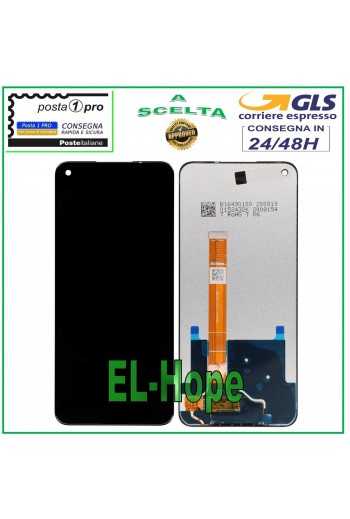 DISPLAY LCD PER OPPO REALME 6 RMX2001 / A52 CPH5069 TOUCH SCREEN VETRO NERO