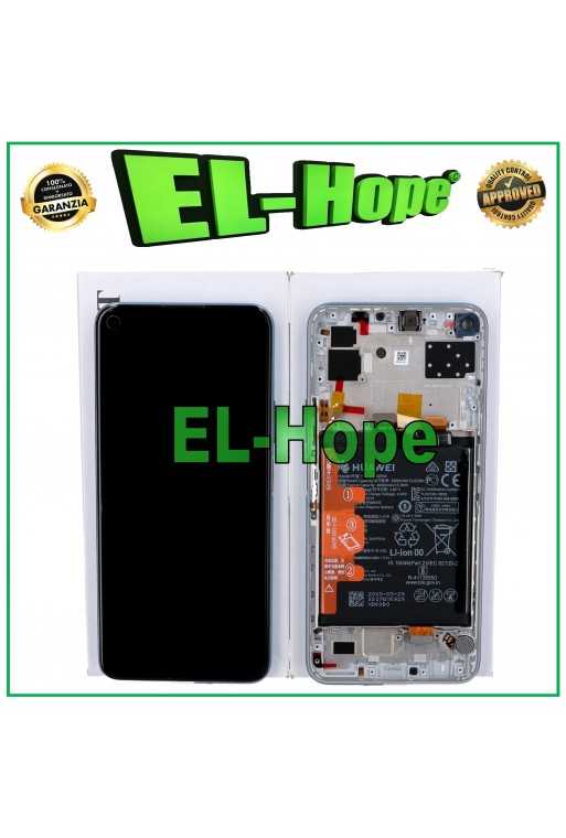 DISPLAY LCD ORIGINALE FRAME E BATTERIA HUAWEI P40 LITE 5G CDY-NX9A TOUCH SILVER DISPLAY LCD ORIGINALE FRAME E BATTERIA HUAWEI P40 LITE 5G CDY-NX9A TOUCH SILVER
