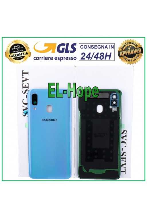 COPRI BATTERIA ORIGINALE SAMSUNG GALAXY A40 SM-A405 COPERCHIO POSTERIORE BLU COPRI BATTERIA ORIGINALE SAMSUNG GALAXY A40 SM-A405 COPERCHIO POSTERIORE BLU