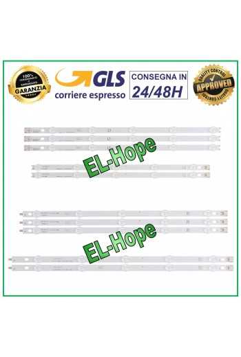 KIT 10 BARRE LED TV 42" LG 42LA613 42LA615 42LA620 42LA620SZAB 42LA621VZ