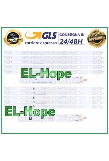 KIT 10 BARRE STRIP LED PER TV 40" SONY KDL40R480B / KDL40R483B / KDL40RM10B