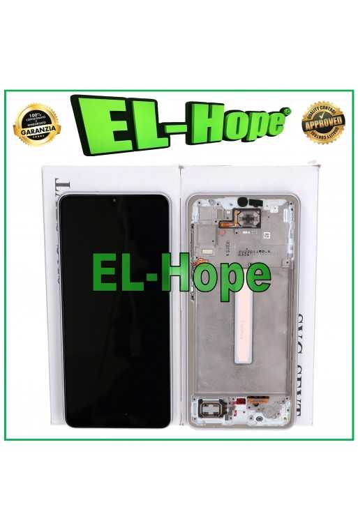 DISPLAY LCD FRAME ORIGINALE SAMSUNG GALAXY A33 5G 2022 SM-A336 B F TOUCH BIANCO DISPLAY LCD FRAME ORIGINALE SAMSUNG GALAXY A33 5G 2022 SM-A336 B F TOUCH BIANCO