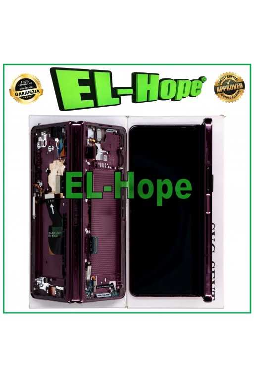 DISPLAY TOUCH LCD ORIGINALE SERVICE SAMSUNG GALAXY Z FOLD 4 5G SM-F936B BURGUNDY DISPLAY TOUCH LCD ORIGINALE SERVICE SAMSUNG GALAXY Z FOLD 4 5G SM-F936B BURGUNDY