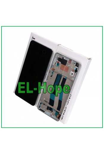 DISPLAY ORIGINALE FRAME XIAOMI MI 11 LITE 4G 5G NE M2101K9AG TOUCH SCREEN SILVER