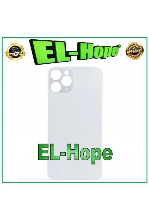 VETRO SCOCCA POSTERIORE COPRI BATTERIA PER IPHONE 11 PRO COVER BIG HOLE ARGENTO VETRO SCOCCA POSTERIORE COPRI BATTERIA PER IPHONE 11 PRO COVER BIG HOLE ARGENTO