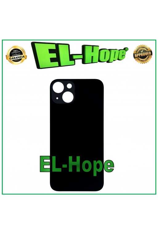 VETRO SCOCCA POSTERIORE COPRI BATTERIA PER IPHONE 13 BIG HOLE NERO MEZZANOTTE VETRO SCOCCA POSTERIORE COPRI BATTERIA PER IPHONE 13 BIG HOLE NERO MEZZANOTTE