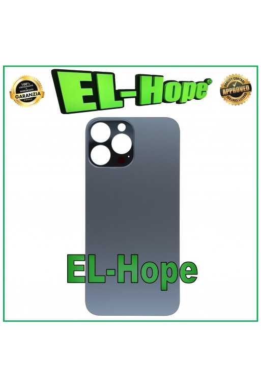 VETRO SCOCCA POSTERIORE COPRI BATTERIA PER IPHONE 13 PRO MAX BIG HOLE GRAFITE VETRO SCOCCA POSTERIORE COPRI BATTERIA PER IPHONE 13 PRO MAX BIG HOLE GRAFITE