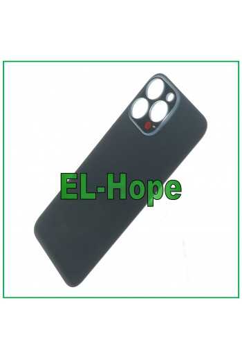 VETRO SCOCCA POSTERIORE COPRI BATTERIA PER IPHONE 13 PRO MAX BIG HOLE GRAFITE