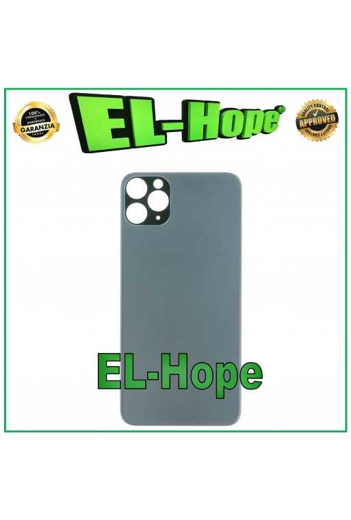 VETRO SCOCCA POSTERIORE COVER COPRI BATTERIA PER IPHONE 11 PRO MAX VERDE NOTTE VETRO SCOCCA POSTERIORE COVER COPRI BATTERIA PER IPHONE 11 PRO MAX VERDE NOTTE