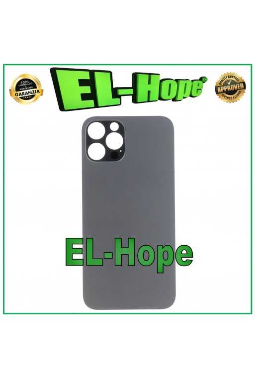 VETRO SCOCCA POSTERIORE COVER COPRI BATTERIA PER IPHONE 12 PRO BIG HOLE GRAFITE VETRO SCOCCA POSTERIORE COVER COPRI BATTERIA PER IPHONE 12 PRO BIG HOLE GRAFITE
