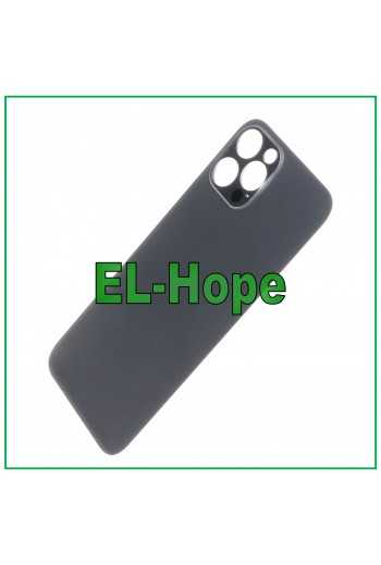 VETRO SCOCCA POSTERIORE COVER COPRI BATTERIA PER IPHONE 12 PRO BIG HOLE GRAFITE