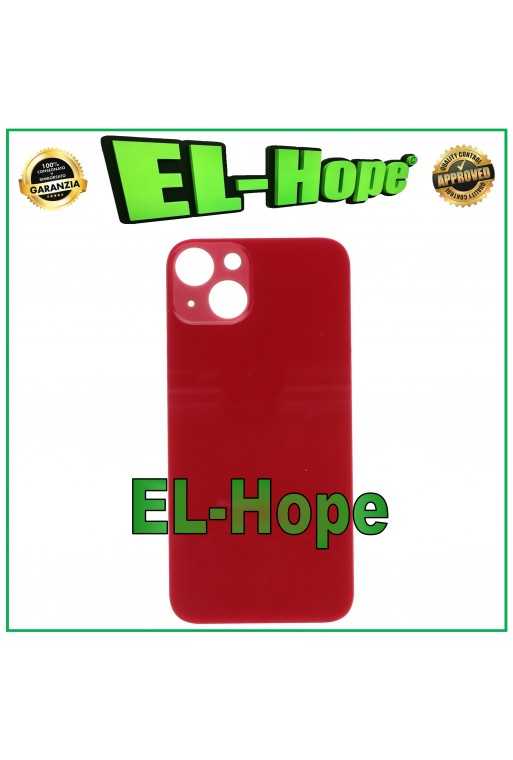 VETRO SCOCCA POSTERIORE COPRI BATTERIA PER IPHONE 13 BACK COVER BIG HOLE ROSSO VETRO SCOCCA POSTERIORE COPRI BATTERIA PER IPHONE 13 BACK COVER BIG HOLE ROSSO