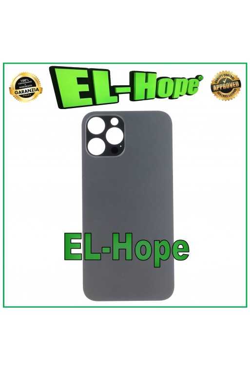 VETRO SCOCCA POSTERIORE COPRI BATTERIA PER IPHONE 12 PRO MAX BIG HOLE GRAFITE VETRO SCOCCA POSTERIORE COPRI BATTERIA PER IPHONE 12 PRO MAX BIG HOLE GRAFITE