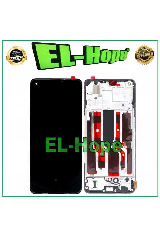 DISPLAY LCD OLED + FRAME PER OPPO RENO 8 LITE CPH2343 TOUCH SCREEN VETRO NERO DISPLAY LCD OLED + FRAME PER OPPO RENO 8 LITE CPH2343 TOUCH SCREEN VETRO NERO