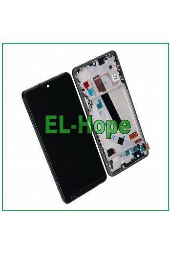 DISPLAY OLED FRAME PER XIAOMI POCO F3 M2012K11AG TOUCH SCREEN SCHERMO VETRO NERO
