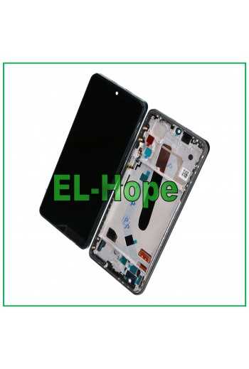 DISPLAY OLED FRAME PER XIAOMI POCO F3 M2012K11AG TOUCH SCREEN SCHERMO VETRO NERO