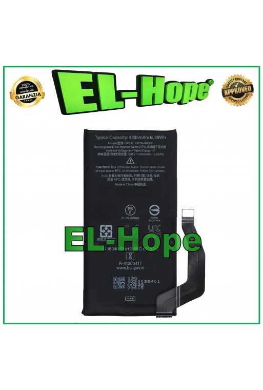 BATTERIA GP5JE PER GOOGLE PIXEL 7A G82U8 G0DZQ GHL1X 4385 mAh PARI ORIGINALE