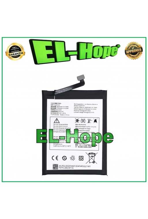 BATTERIA TLP037A7 PER TCL PLEX T780H 3820mAh QUALITA' PARI ORIGINALE BATTERIA TLP037A7 PER TCL PLEX T780H 3820mAh QUALITA' PARI ORIGINALE