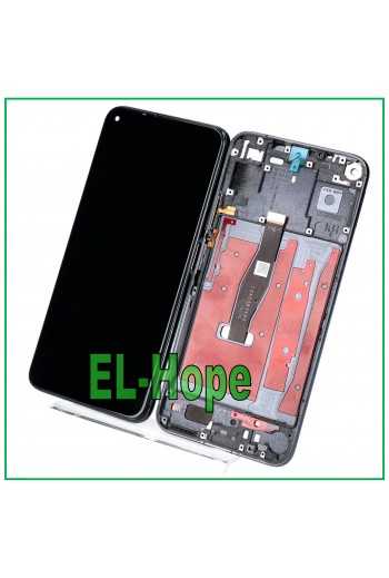 DISPLAY TOUCH PER HUAWEI NOVA 5T YAL-L21 L61 L71 /HONOR 20 YAL-AL00 FRAME NERO
