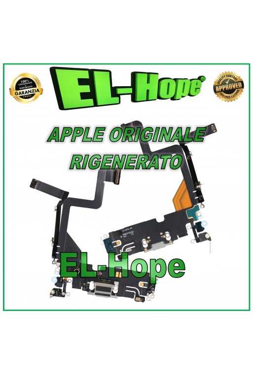FLAT CONNETTORE DI RICARICA RIGENERATO ORIGINALE APPLE IPHONE 14 PRO ARGENTO FLAT CONNETTORE DI RICARICA RIGENERATO ORIGINALE APPLE IPHONE 14 PRO ARGENTO