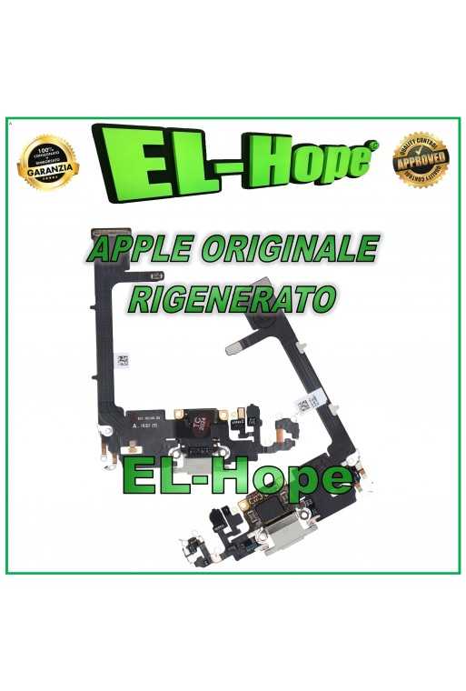 FLAT CONNETTORE DI RICARICA RIGENERATO ORIGINALE APPLE IPHONE 11 PRO BIANCO FLAT CONNETTORE DI RICARICA RIGENERATO ORIGINALE APPLE IPHONE 11 PRO BIANCO