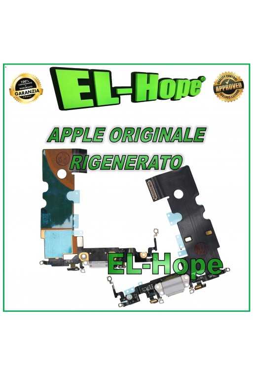 FLAT CONNETTORE DI RICARICA RIGENERATO ORIGINALE APPLE IPHONE 8 SE 2020 BIANCO FLAT CONNETTORE DI RICARICA RIGENERATO ORIGINALE APPLE IPHONE 8 SE 2020 BIANCO