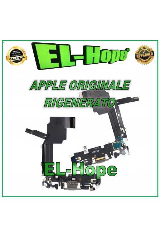 FLAT CONNETTORE CARICA RIGENERATO ORIGINALE APPLE IPHONE 15 PRO TITANIO NATURALE FLAT CONNETTORE CARICA RIGENERATO ORIGINALE APPLE IPHONE 15 PRO TITANIO NATURALE