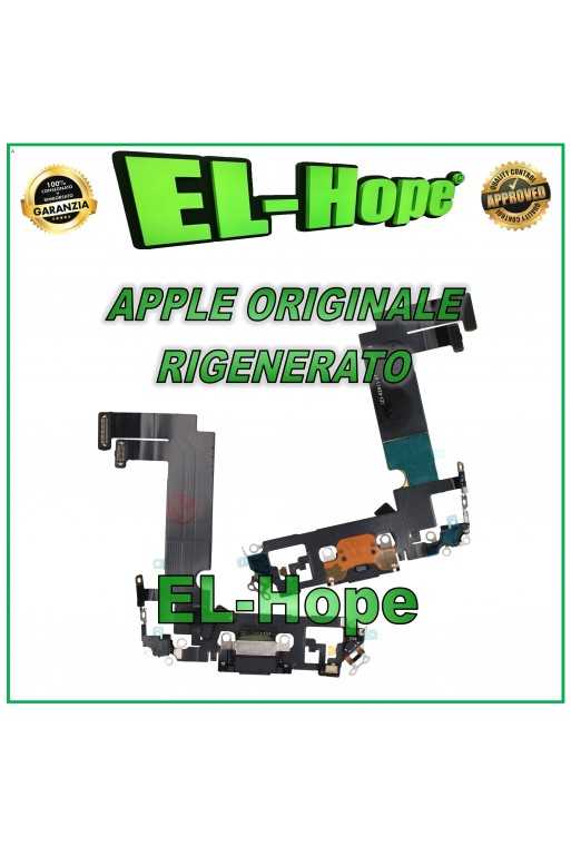 FLAT CONNETTORE DI RICARICA RIGENERATO ORIGINALE APPLE IPHONE 12 MINI NERO FLAT CONNETTORE DI RICARICA RIGENERATO ORIGINALE APPLE IPHONE 12 MINI NERO