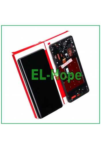 DISPLAY FRAME + TOUCH PARI ORIGINALE SERVICE PER HUAWEI P30 PRO VOG-L09 L29 NERO