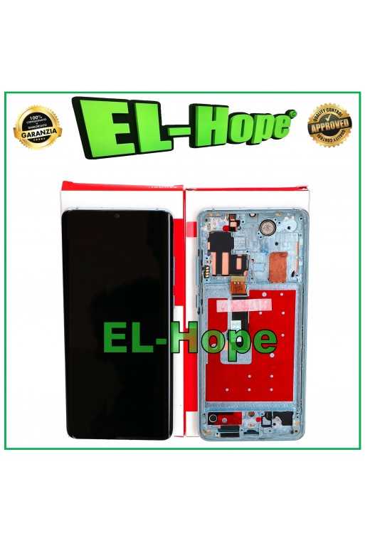 DISPLAY FRAME TOUCH PARI ORIGINALE SERVICE PER HUAWEI P30 PRO VOG-L09 L29 SILVER DISPLAY FRAME TOUCH PARI ORIGINALE SERVICE PER HUAWEI P30 PRO VOG-L09 L29 SILVER