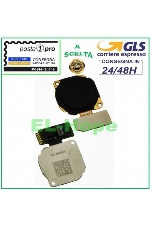FLAT TASTO SENSORE IMPRONTA DIGITALE FINGERPRINT HUAWEI MATE 10 LITE NERO FLAT TASTO SENSORE IMPRONTA DIGITALE FINGERPRINT HUAWEI MATE 10 LITE NERO