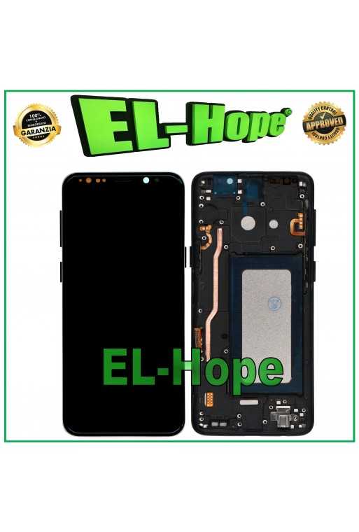 DISPLAY LCD TFT + FRAME PER SAMSUNG GALAXY S9 SM-G960 TOUCH SCREEN VETRO NERO DISPLAY LCD TFT + FRAME PER SAMSUNG GALAXY S9 SM-G960 TOUCH SCREEN VETRO NERO
