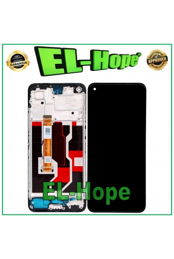 DISPLAY LCD + FRAME PER OPPO A96 4G 2022 CPH2333 TOUCH SCREEN VETRO NERO