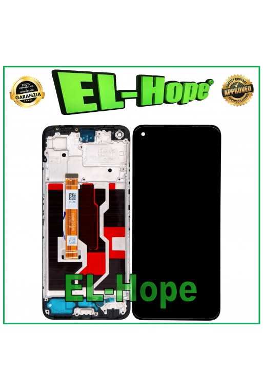 DISPLAY LCD + FRAME PER OPPO A96 4G 2022 CPH2333 TOUCH SCREEN VETRO NERO