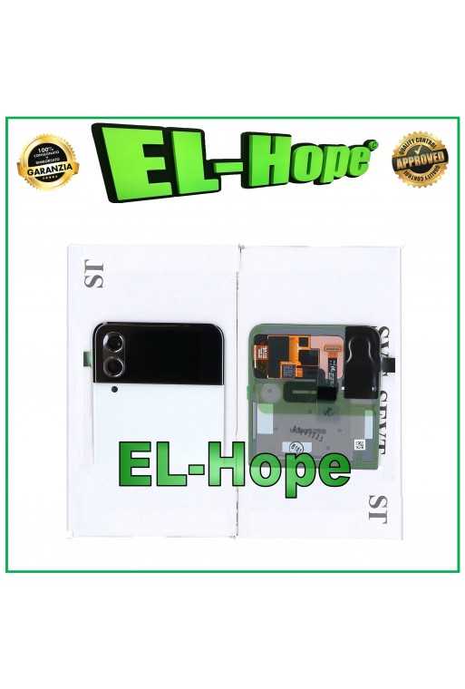 DISPLAY ESTERNO VETRO SCOCCA ORIGINALE SAMSUNG GALAXY Z FLIP 4 5G SM-F721 BIANCO DISPLAY ESTERNO VETRO SCOCCA ORIGINALE SAMSUNG GALAXY Z FLIP 4 5G SM-F721 BIANCO