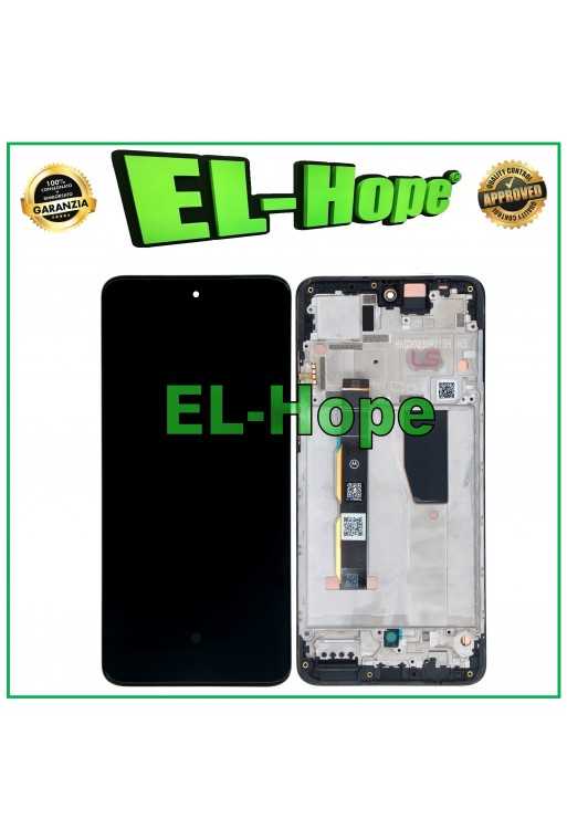 DISPLAY LCD OLED + FRAME PER MOTOROLA MOTO G84 5G XT2347 TOUCH SCREEN VETRO NERO DISPLAY LCD OLED + FRAME PER MOTOROLA MOTO G84 5G XT2347 TOUCH SCREEN VETRO NERO