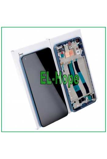 DISPLAY LCD ORIGINALE FRAME XIAOMI MI 11 LITE 4G 5G NE M2101K9AG TOUCH VETRO BLU