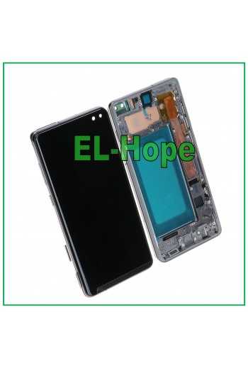 DISPLAY LCD TFT + FRAME PER SAMSUNG GALAXY S10 PLUS SM-G975F TOUCH SCREEN NERO
