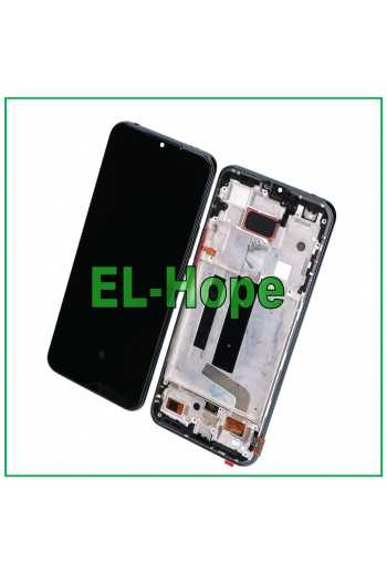 DISPLAY LCD FRAME OLED PER XIAOMI MI 10 LITE M2002J9G M2002J9E TOUCH SCREEN NERO