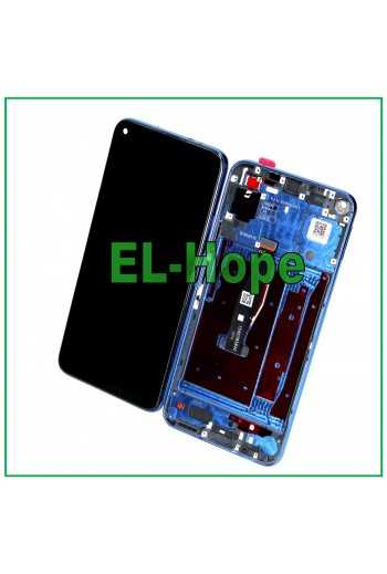 DISPLAY TOUCH PER HUAWEI NOVA 5T YAL-L21 L61 L71 / HONOR 20 YAL-AL00 FRAME BLU