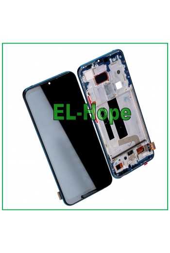 DISPLAY LCD FRAME OLED PER XIAOMI MI 10 LITE M2002J9G M2002J9E TOUCH SCREEN BLU