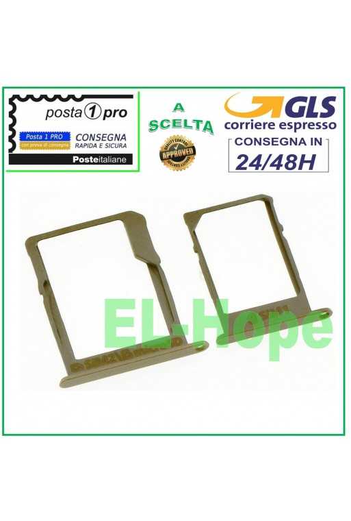 SLOT CARRELLO VANO PORTA SCHEDA SIM + MICRO SD SAMSUNG GALAXY A5 SM A500 F ORO SLOT CARRELLO VANO PORTA SCHEDA SIM + MICRO SD SAMSUNG GALAXY A5 SM A500 F ORO