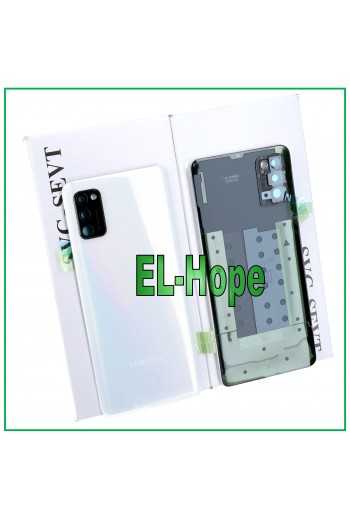 SCOCCA POSTERIORE ORIGINALE SAMSUNG GALAXY A41 SM-A415 BACK COVER VETRO BIANCO