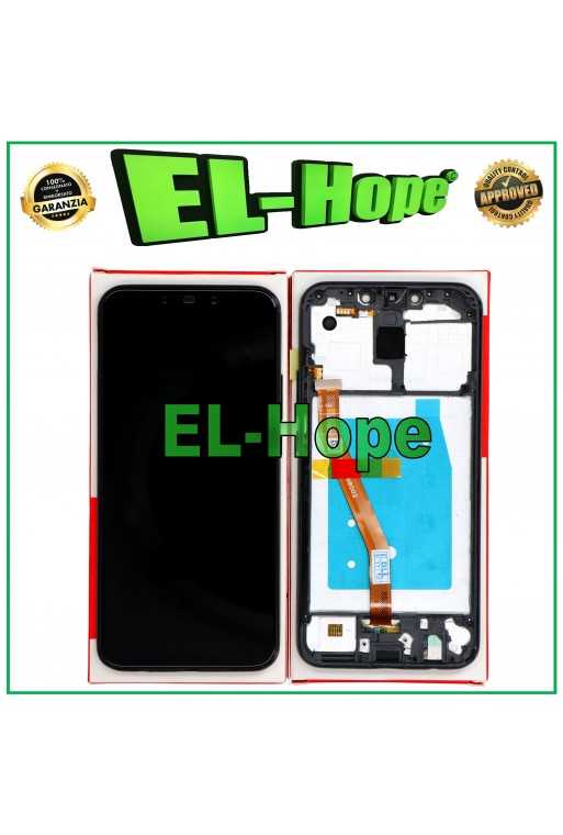 DISPLAY TOUCH FRAME PARI ORIGINALE SERVICE HUAWEI MATE 20 LITE SNE-LX1 AL00 NERO DISPLAY TOUCH FRAME PARI ORIGINALE SERVICE HUAWEI MATE 20 LITE SNE-LX1 AL00 NERO