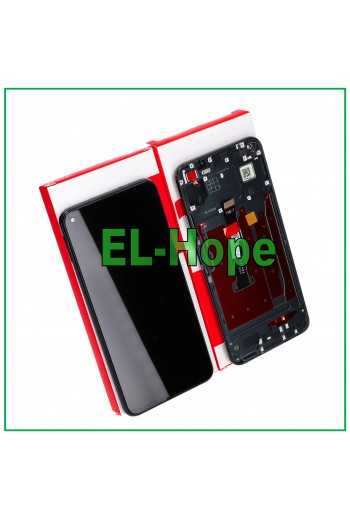 DISPLAY TOUCH FRAME PARI ORIGINALE SERVICE HUAWEI NOVA 5T YAL-L21 L61 L71 NERO