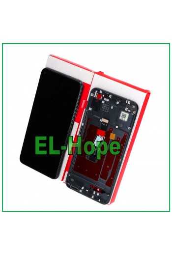 DISPLAY TOUCH FRAME PARI ORIGINALE SERVICE HUAWEI NOVA 5T YAL-L21 L61 L71 NERO