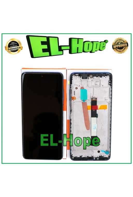 DISPLAY TOUCH + FRAME PARI ORIGINALE SERVICE XIAOMI POCO X3 PRO M2102J20SG BLU